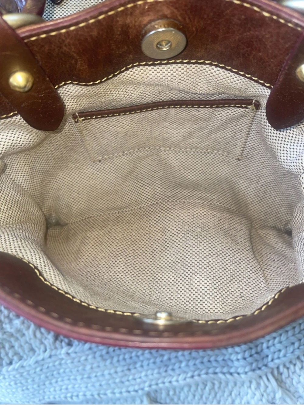 🤎❤️Dooney & Bourke Side Zip Barlow Shoulder Bag Florentine Leather -Chestnut- - Picture 12 of 16